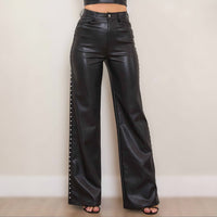 Luxe Pearl Vegan Leather Pants