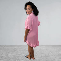 My Way Shirt Dress (Pink)